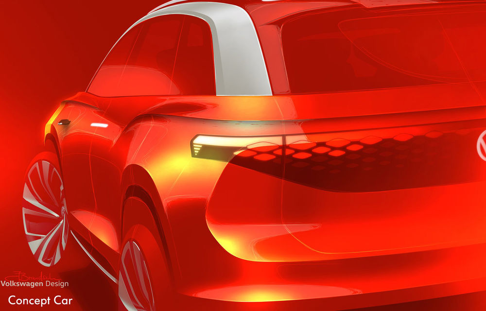 Schițe noi pentru conceptul Volkswagen ID Roomzz: SUV-ul electric va sosi în Europa în 2024 - Poza 1