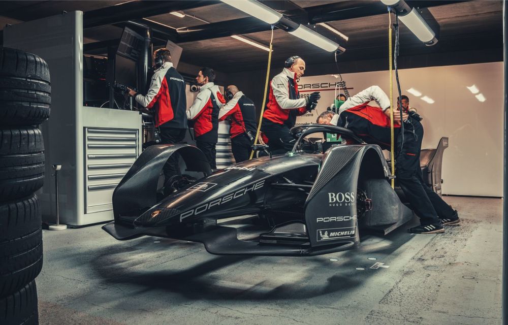 Porsche continuă testele cu viitorul monopost de Formula E: nemții vor debuta în competiția de electrice în sezonul 2019-2020 - Poza 10