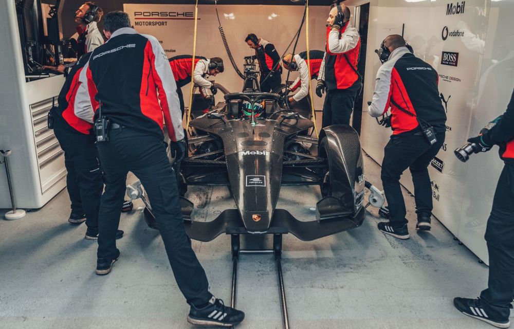 Porsche continuă testele cu viitorul monopost de Formula E: nemții vor debuta în competiția de electrice în sezonul 2019-2020 - Poza 9