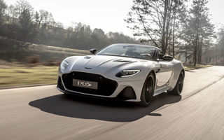 Aston Martin prezintă DBS Superleggera Volante: cel mai puternic și rapid cabrio din istoria britanicilor are un motor V12 de 725 CP și face 0-100 km/h în 3.6 secunde