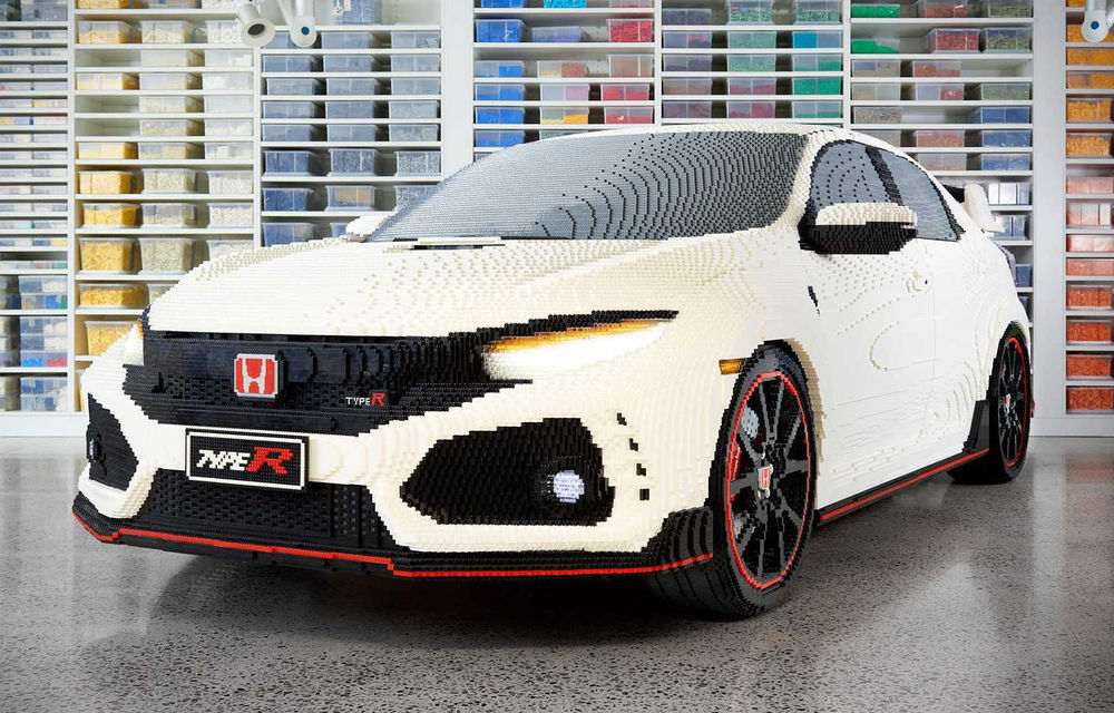 Lego a construit un Civic Type R în mărime naturală: Hot Hatch-ul este fabricat din peste 320.000 de piese - Poza 1