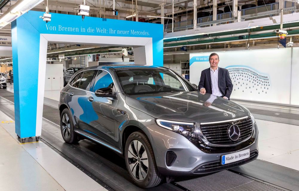 Mercedes-Benz anunță startul producției lui EQC: SUV-ul electric este asamblat la uzina din Bremen - Poza 5