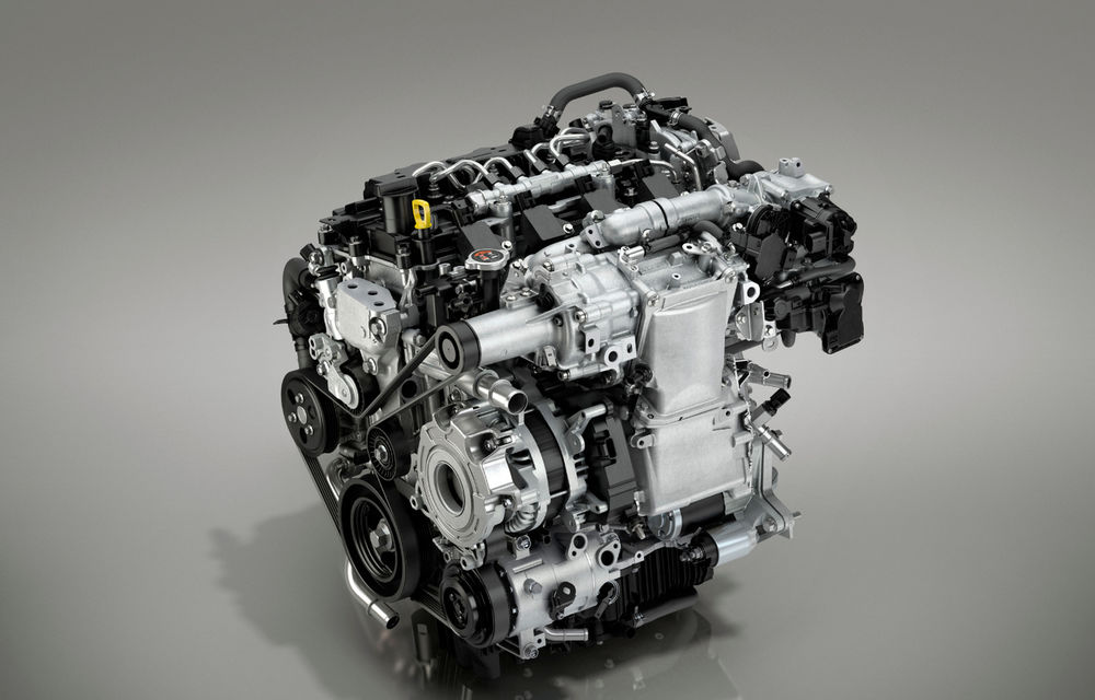 Mazda dezvăluie planurile pentru viitor: japonezii vor lansa două noi motoare diesel și pe benzină cu șase cilindri pentru sisteme hibride - Poza 1