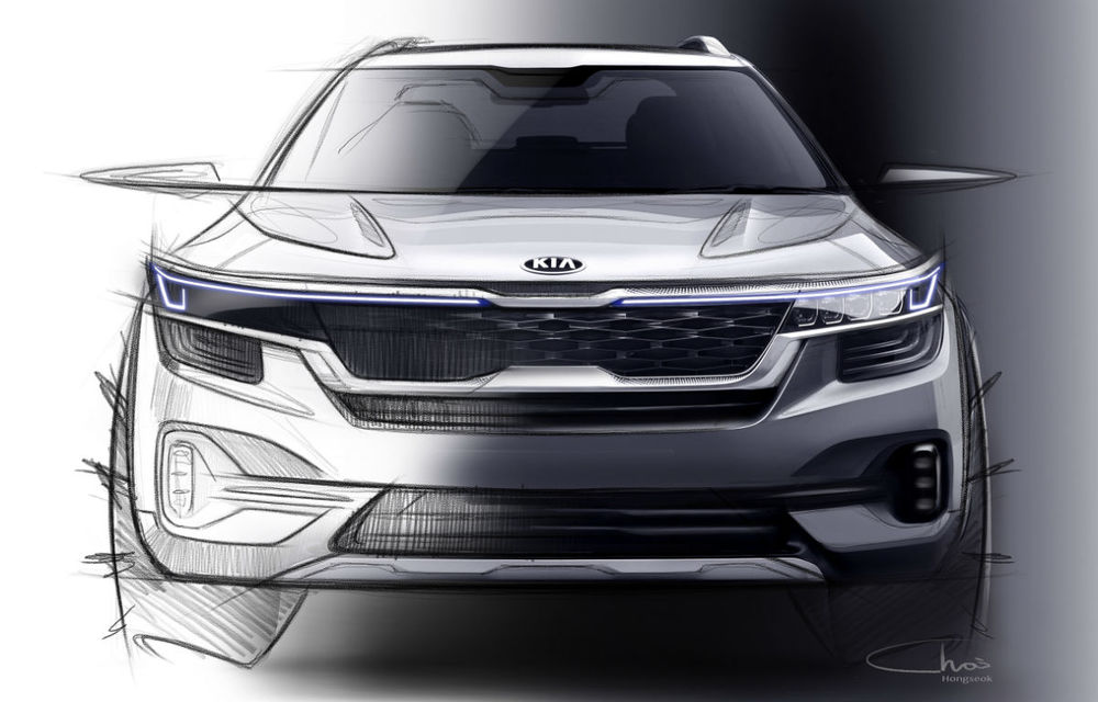 Kia dezvăluie primele schițe oficiale cu interiorul viitorului SUV de clasă mică: lansare programată în vara lui 2019 - Poza 5