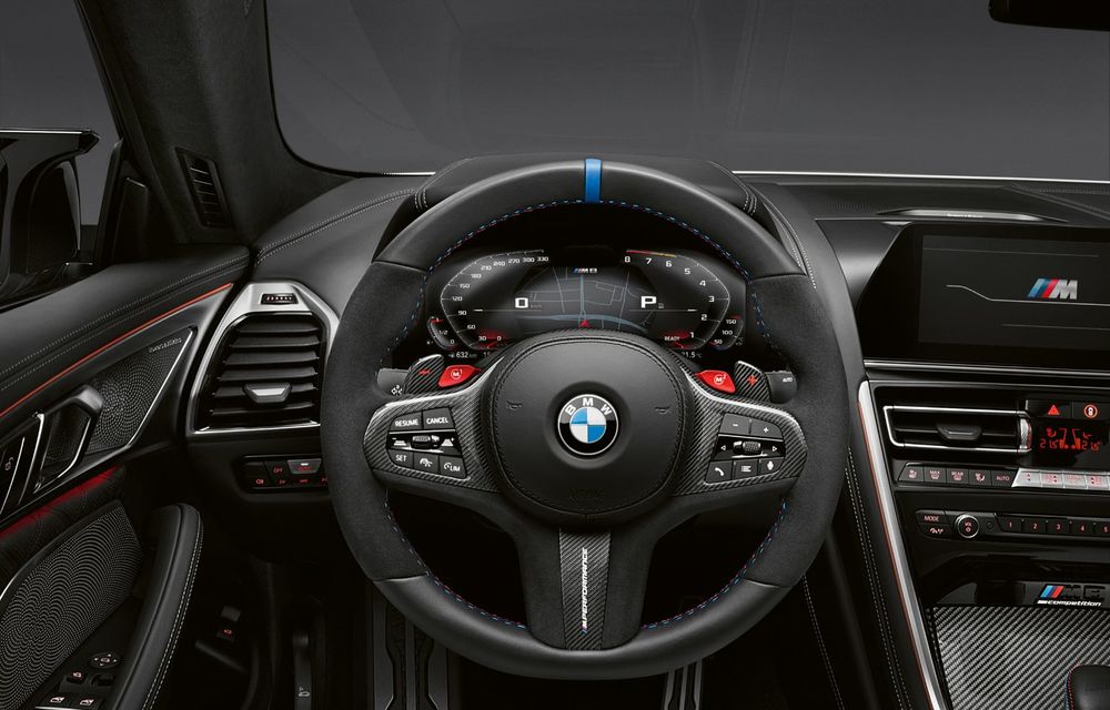 BMW M8 Coupe și M8 Cabrio primesc accesorii din partea M Performance: elemente de caroserie din fibră de carbon și un sistem de frânare mai bun - Poza 7