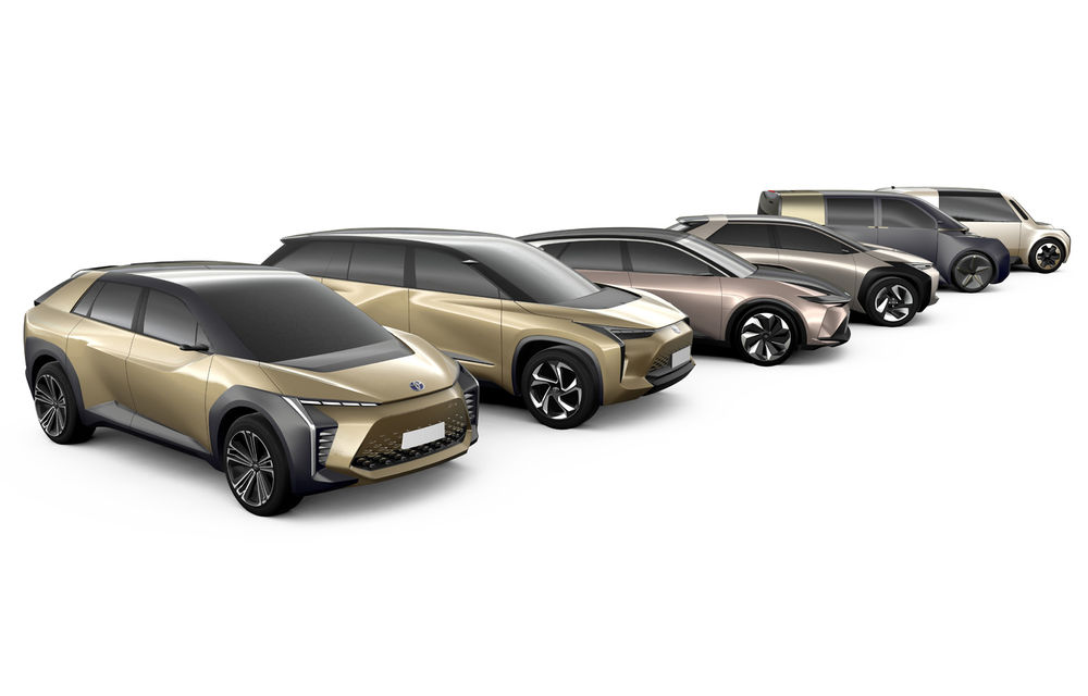 Toyota dezvăluie imagini cu primele 6 modele electrice pe care le va lansa: trei SUV-uri și un monovolum, pe lista japonezilor - Poza 1