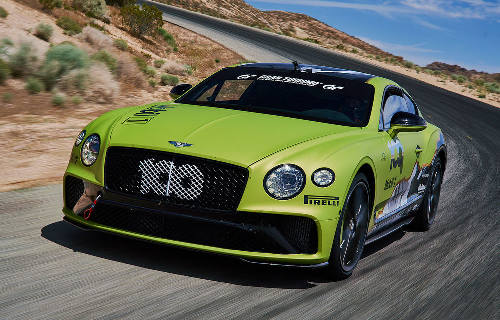 Primele imagini cu viitorul Bentley Continental GT care va concura în cursa de la Pikes Peak: britanicii vor să stabilească un record pentru mașinile de serie - Poza 1