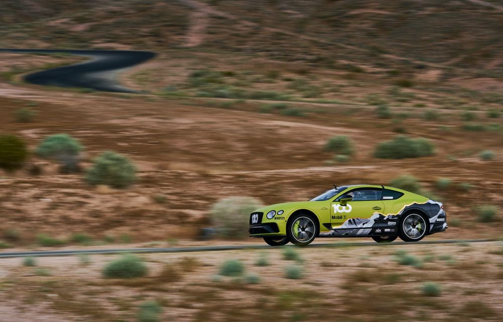 Primele imagini cu viitorul Bentley Continental GT care va concura în cursa de la Pikes Peak: britanicii vor să stabilească un record pentru mașinile de serie - Poza 3