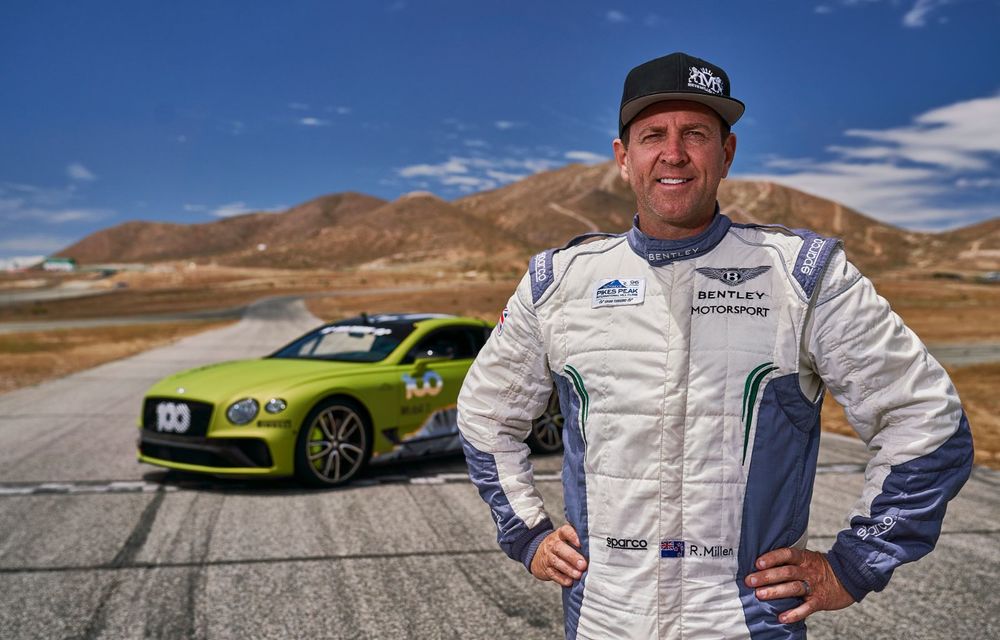 Primele imagini cu viitorul Bentley Continental GT care va concura în cursa de la Pikes Peak: britanicii vor să stabilească un record pentru mașinile de serie - Poza 5