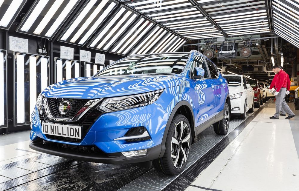 Nissan a atins o producție de 10 milioane de mașini la fabrica din Sunderland: o mașină la fiecare 2 minute, în 33 de ani de activitate - Poza 1