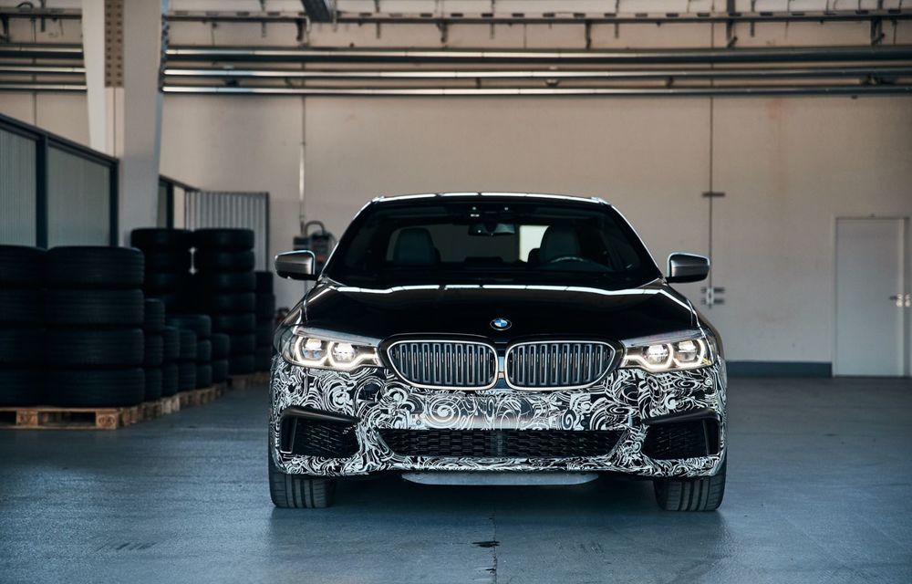 BMW Seria 5 a fost transformat în cobai pentru testarea viitoarelor sisteme electrice de propulsie: trei motoare și peste 720 CP - Poza 6