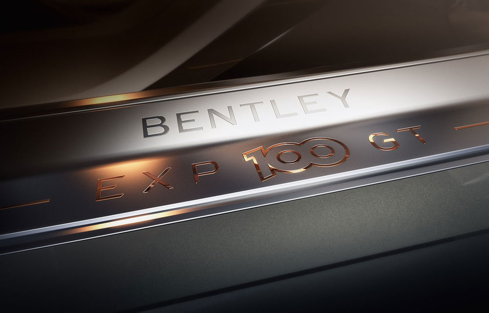 Primele teasere cu Bentley EXP 100 GT: conceptul britanic va fi expus în 10 iulie și marchează centenarul companiei - Poza 1