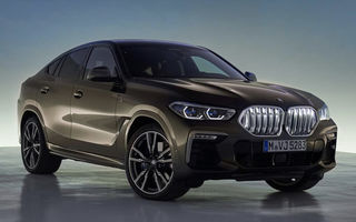 Primele fotografii cu noua generație BMW X6 au "scăpat" pe internet: SUV-ul primește o grilă frontală mai mare