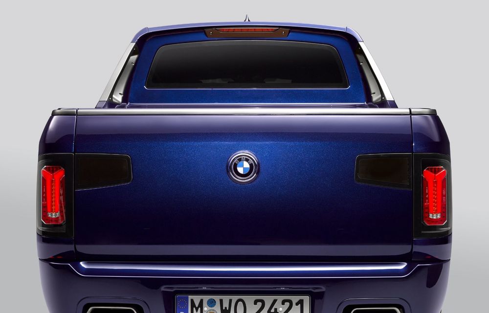 Proiect inedit: un BMW X7 a fost transformat în pick-up de stagiarii din cadrul uzinei din Munchen - Poza 14