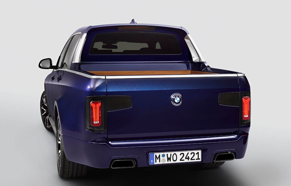 Proiect inedit: un BMW X7 a fost transformat în pick-up de stagiarii din cadrul uzinei din Munchen - Poza 7