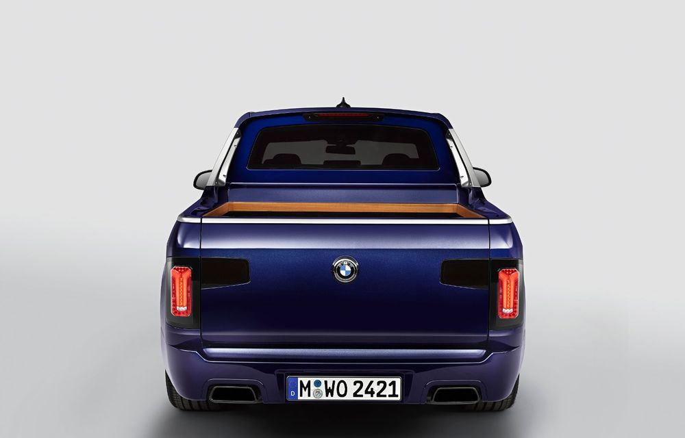 Proiect inedit: un BMW X7 a fost transformat în pick-up de stagiarii din cadrul uzinei din Munchen - Poza 9