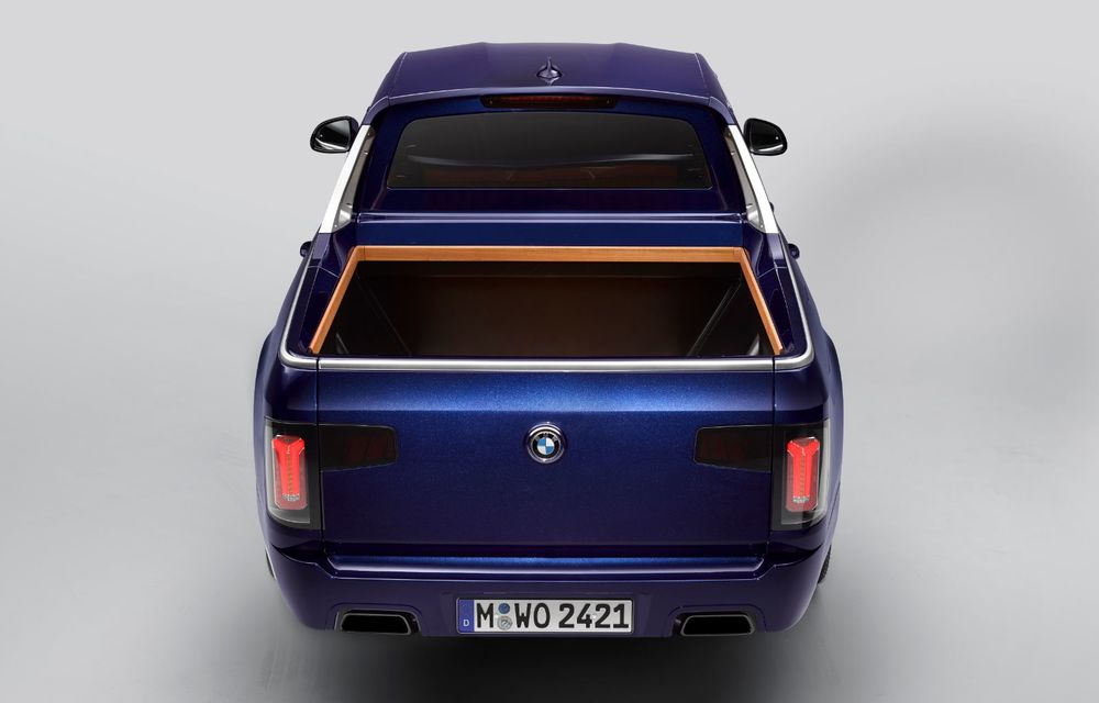 Proiect inedit: un BMW X7 a fost transformat în pick-up de stagiarii din cadrul uzinei din Munchen - Poza 10