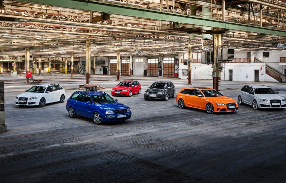 Aniversare în Ingolstadt: 25 de ani de la introducerea primului model Audi RS - Poza 2