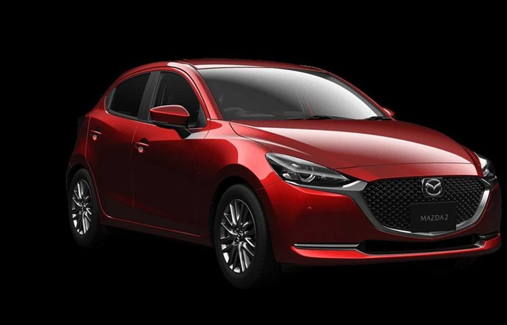 Mazda 2 facelift, poze și detalii oficiale: modificări exterioare minore, tehnologii noi și motorizări mild-hybrid - Poza 4