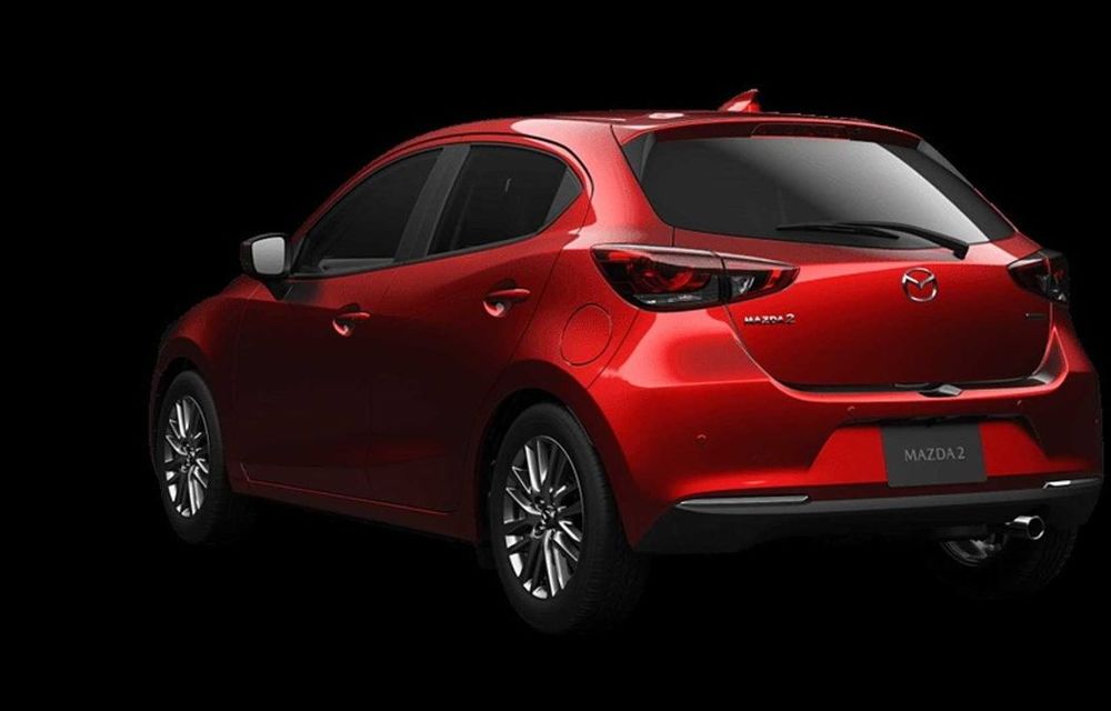Mazda 2 facelift, poze și detalii oficiale: modificări exterioare minore, tehnologii noi și motorizări mild-hybrid - Poza 9