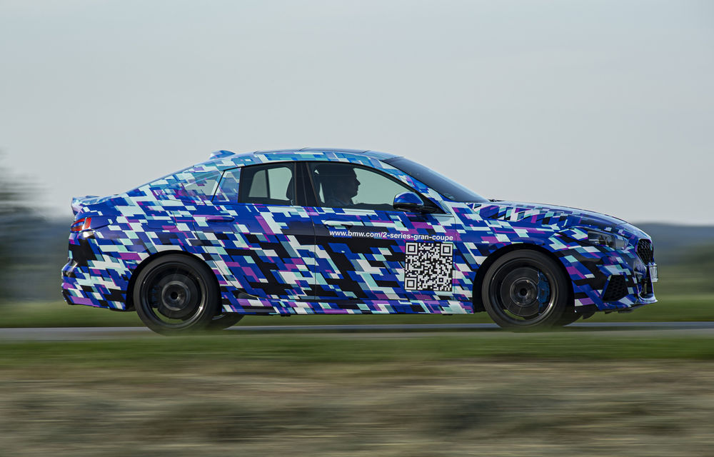 Imagini camuflate cu BMW Seria 2 Gran Coupe: noul model va avea o versiune de top de 306 cai putere și va fi prezentat în noiembrie - Poza 7