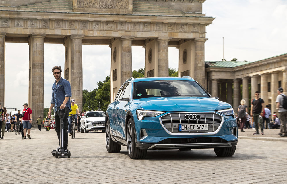 Audi va lansa în 2020 trotineta electrică e-tron Scooter: autonomie 20 de kilometri și preț de 2.000 de euro - Poza 6
