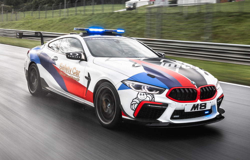 Noul BMW M8 a devenit Safety Car pentru Moto GP: modelul oferă 625 de cai putere și este bazat pe varianta Competition - Poza 2