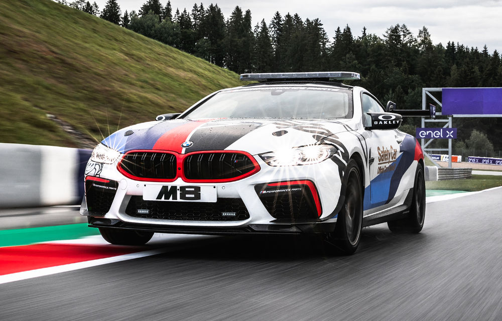 Noul BMW M8 a devenit Safety Car pentru Moto GP: modelul oferă 625 de cai putere și este bazat pe varianta Competition - Poza 1