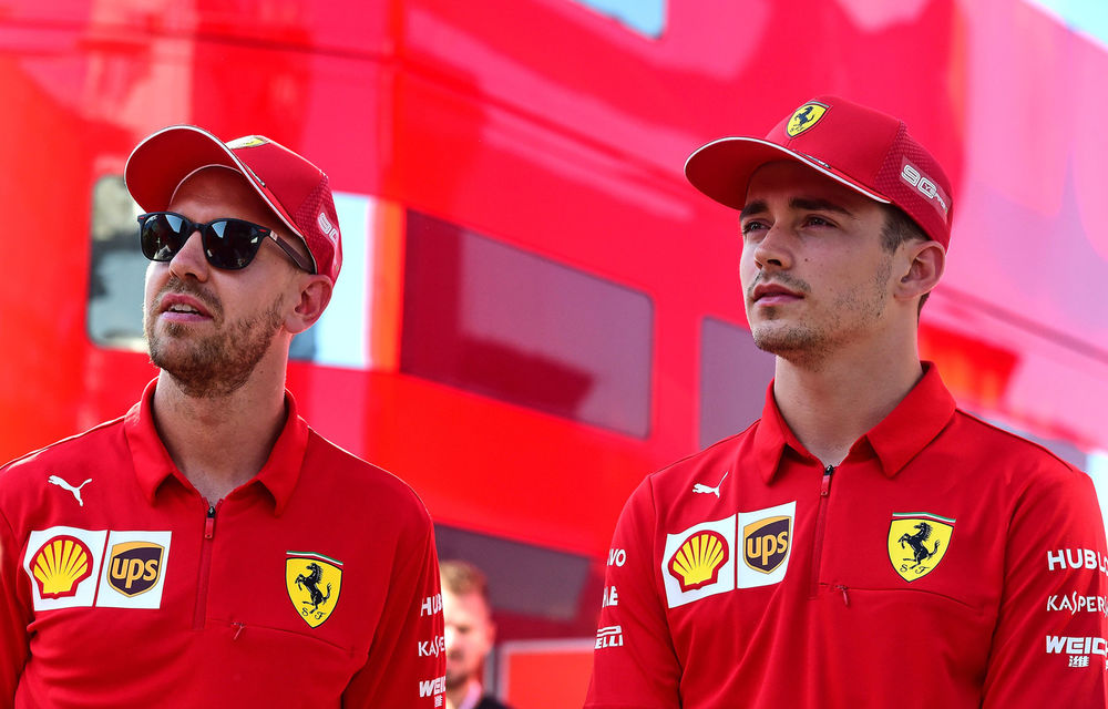 Leclerc admite superioritatea lui Vettel: &quot;Germanul gestionează mai bine pneurile&quot; - Poza 1