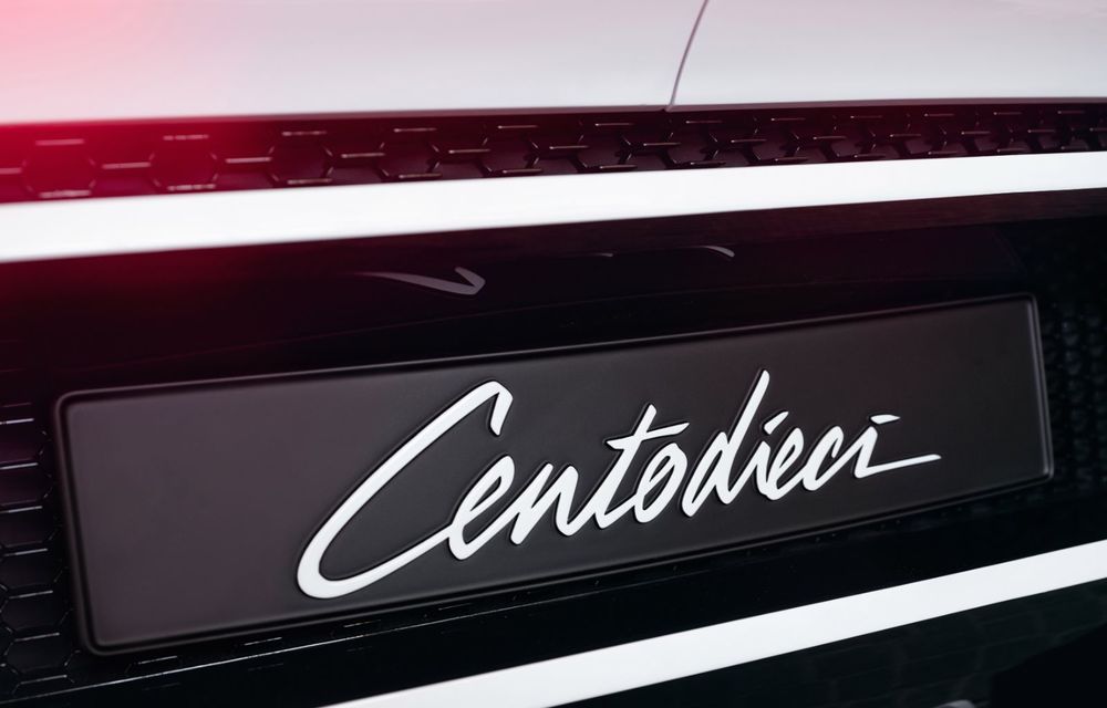 Bugatti a prezentat noul Centodieci: modelul special inspirat de legendarul EB110 va fi produs în 10 unități și va avea un preț de pornire de 8 milioane de euro - Poza 17