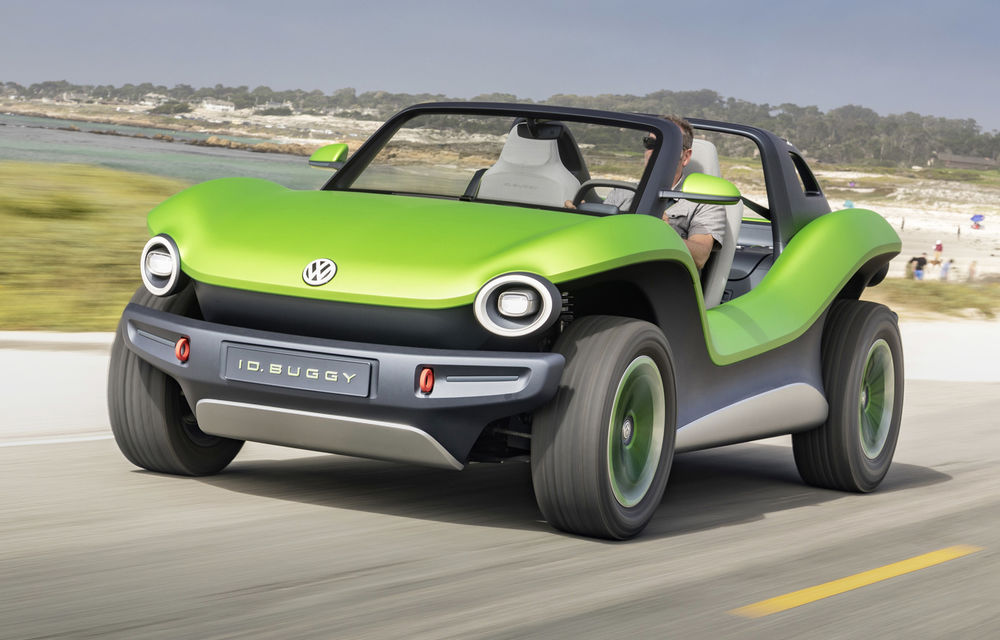 Volkswagen ID Buggy ar putea primi o versiune de serie: varianta de pre-producție a debutat în off-road la Concursul de Eleganță de la Pebble Beach - Poza 6