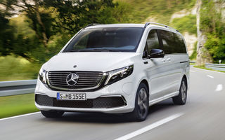 Monovolumul electric Mercedes-Benz EQV, prezentat în versiune de serie: peste 200 cai putere și autonomie de peste 400 de kilometri