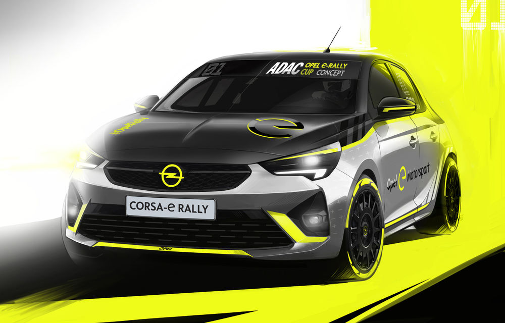 Opel anunță o versiune pentru raliuri a hatchback-ului electric Corsa-e: modelul va debuta în propria competiție în 2020 - Poza 8