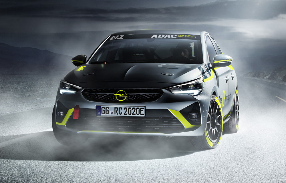 Opel anunță o versiune pentru raliuri a hatchback-ului electric Corsa-e: modelul va debuta în propria competiție în 2020 - Poza 1
