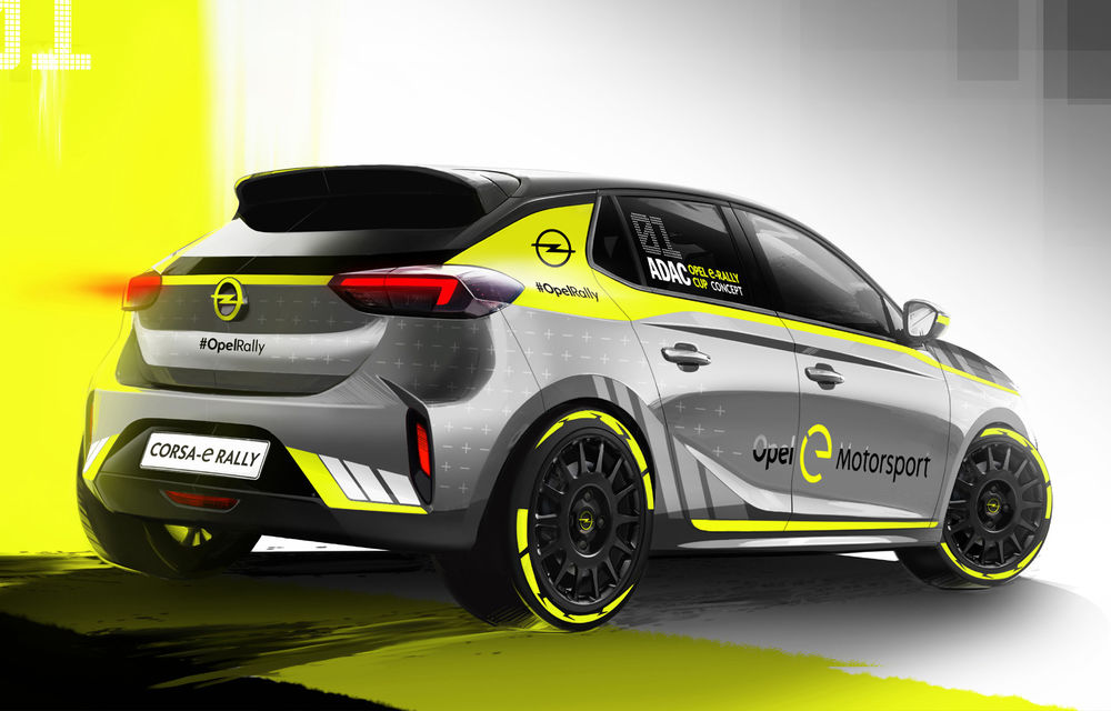 Opel anunță o versiune pentru raliuri a hatchback-ului electric Corsa-e: modelul va debuta în propria competiție în 2020 - Poza 9