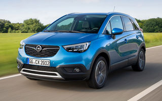 Noutăți în gama Opel Crossland X: motorul pe benzină de 1.2 itri și 130 CP primește cutie de viteze automată cu 6 trepte