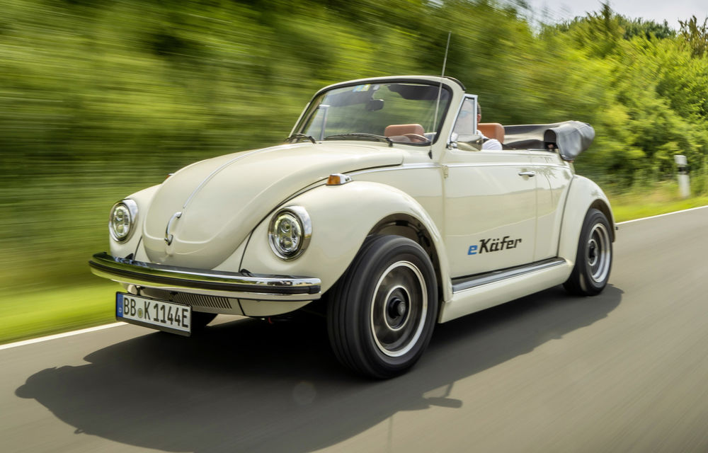 O nouă viață pentru clasicul Beetle: Volkswagen oferă conversii la motorul electric de 82 CP utilizat de noul e-Up! - Poza 1