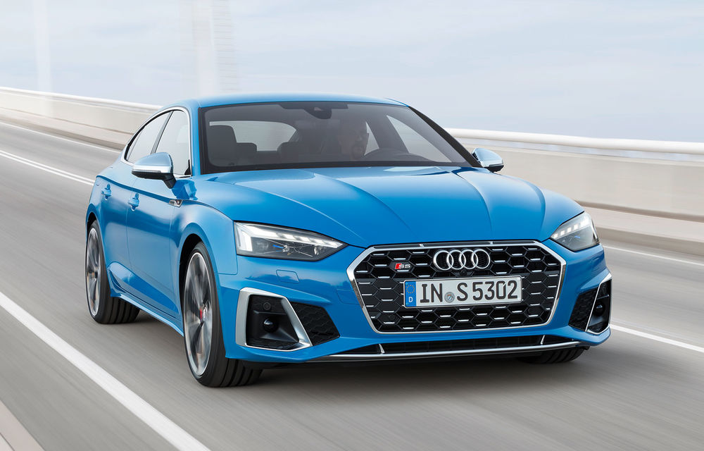 Îmbunătățiri pentru gama Audi A5: mici modificări de design, motorizări mild-hybrid și versiune S5 TDI cu 347 CP - Poza 1