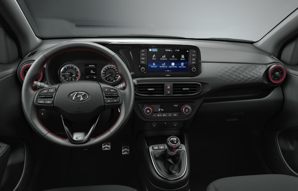 Noua generație Hyundai i10 primește versiune N-Line: noutăți de design și un motor exclusiv de un litru și 100 de cai putere - Poza 3