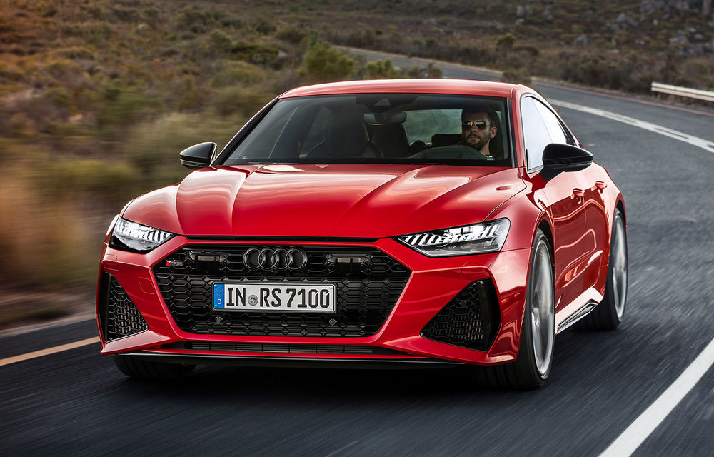 Audi a dezvăluit noul RS7 Sportback: sistem mild-hybrid la 48V, 600 CP și 0-100 km/h în 3.6 secunde - Poza 1