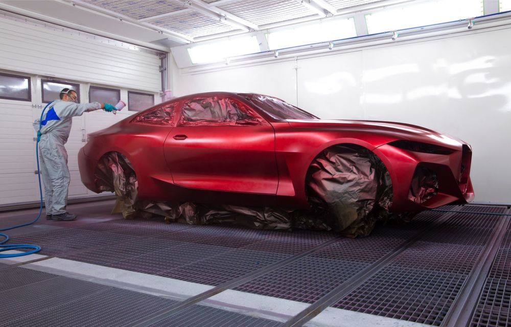 BMW a expus la Frankfurt noul Concept 4: prototipul constructorului german anticipează designul viitorului Seria 4 - Poza 16