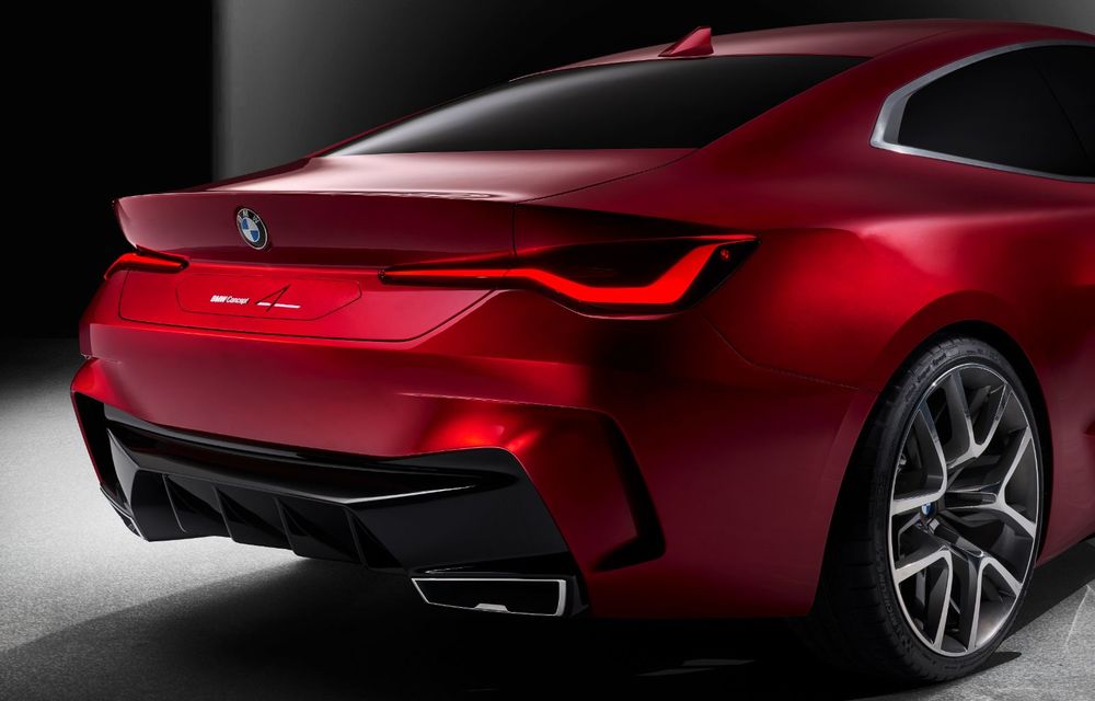 BMW a expus la Frankfurt noul Concept 4: prototipul constructorului german anticipează designul viitorului Seria 4 - Poza 9