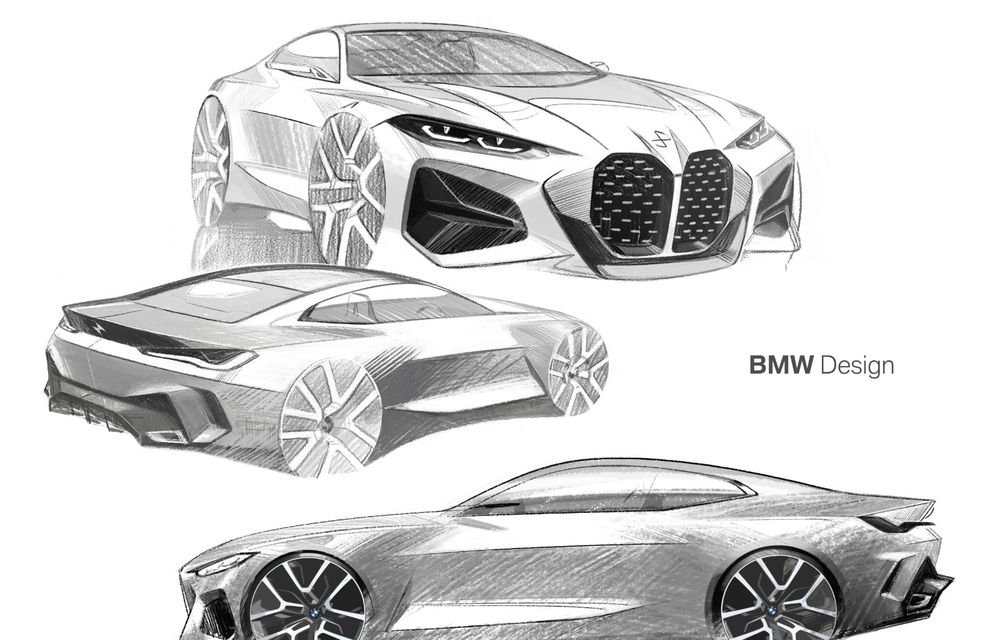 BMW a expus la Frankfurt noul Concept 4: prototipul constructorului german anticipează designul viitorului Seria 4 - Poza 35