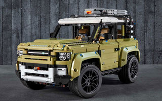 Noul Land Rover Defender este oferit și în versiune Lego: pachetul conține 2.573 de piese și va fi disponibil din 1 octombrie