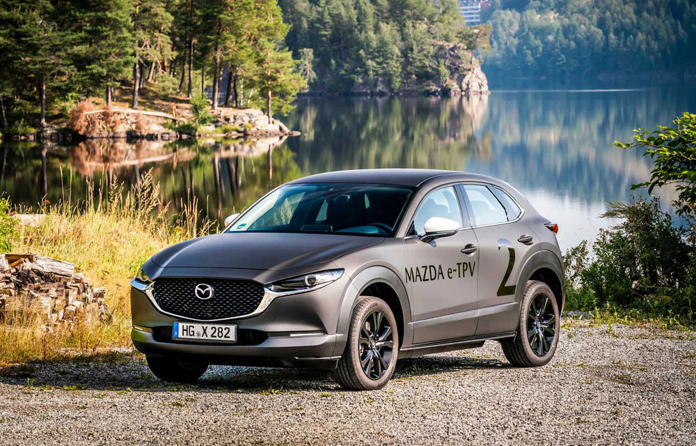 Mazda va prezenta primul său model electric în octombrie: 143 de cai putere și cuplu de 265 Nm - Poza 1