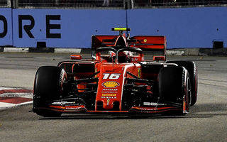 Leclerc, pole position în Singapore în fața lui Hamilton! Vettel și Verstappen, în a doua linie a grilei de start
