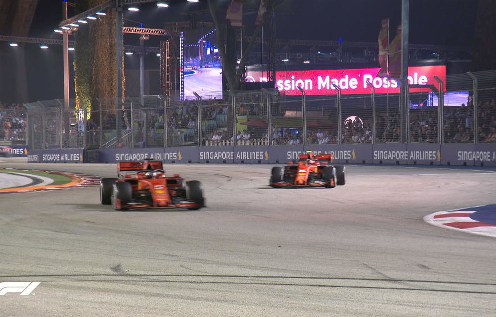 Vettel a câștigat cursa din Singapore după ce l-a depășit la boxe pe Leclerc! Verstappen a completat podiumul - Poza 2