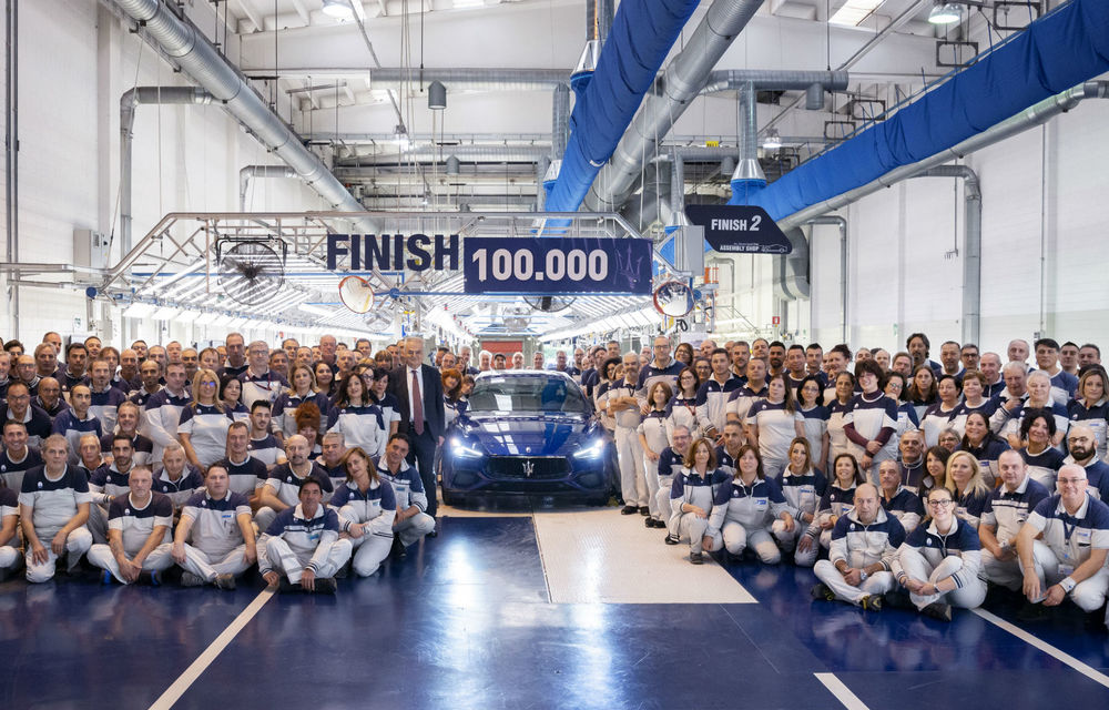 Sărbătoare la Maserati: producția modelului Ghibli a ajuns la 100.000 de exemplare - Poza 1