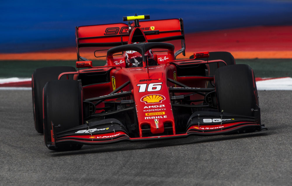 Leclerc a obținut în Rusia al patrulea pole position consecutiv în Formula 1! Hamilton îl învinge pe Vettel în lupta pentru locul doi - Poza 1