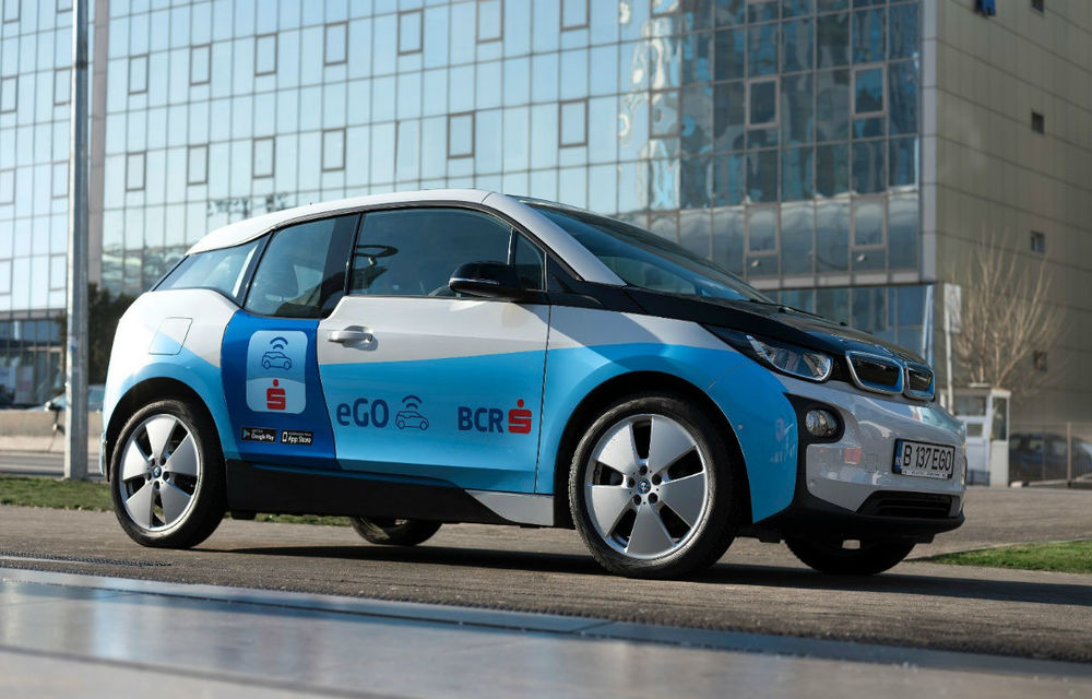 Serviciul de car-sharing eGO a fost lansat și la Timișoara: flotă formată din 10 mașini electrice BMW i3 - Poza 1